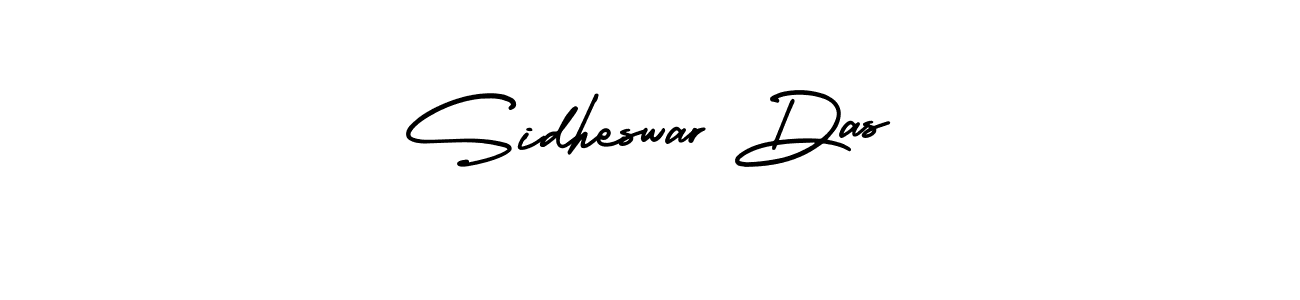 How to make Sidheswar Das name signature. Use AmerikaSignatureDemo-Regular style for creating short signs online. This is the latest handwritten sign. Sidheswar Das signature style 3 images and pictures png