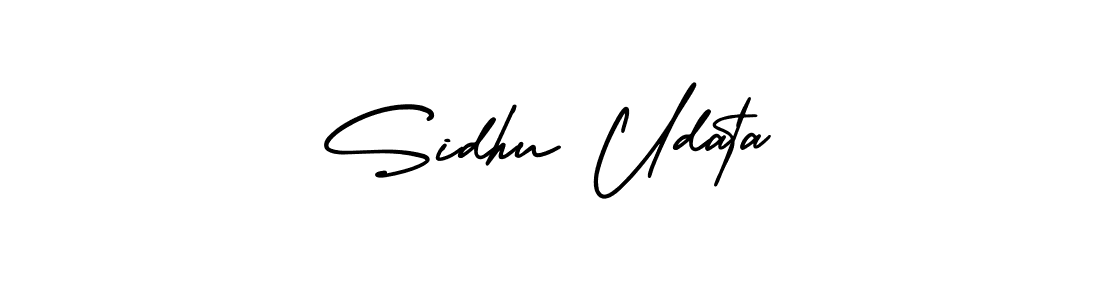 How to make Sidhu Udata signature? AmerikaSignatureDemo-Regular is a professional autograph style. Create handwritten signature for Sidhu Udata name. Sidhu Udata signature style 3 images and pictures png