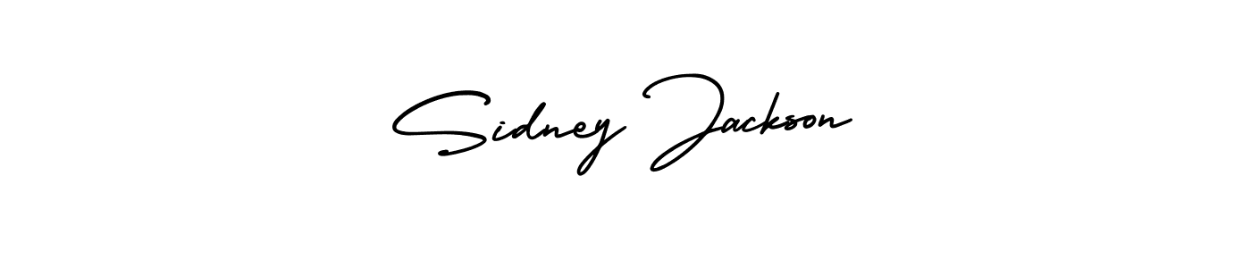 The best way (AmerikaSignatureDemo-Regular) to make a short signature is to pick only two or three words in your name. The name Sidney Jackson include a total of six letters. For converting this name. Sidney Jackson signature style 3 images and pictures png