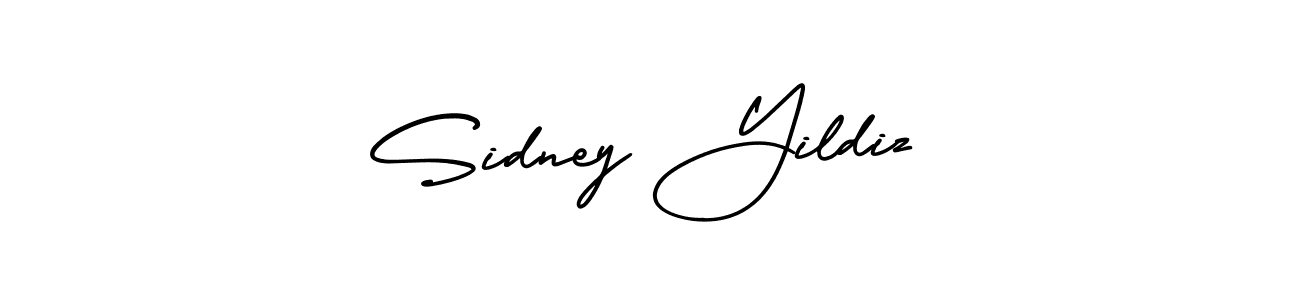 This is the best signature style for the Sidney Yildiz name. Also you like these signature font (AmerikaSignatureDemo-Regular). Mix name signature. Sidney Yildiz signature style 3 images and pictures png