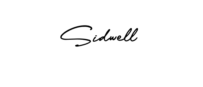 Create a beautiful signature design for name Sidwell. With this signature (AmerikaSignatureDemo-Regular) fonts, you can make a handwritten signature for free. Sidwell signature style 3 images and pictures png