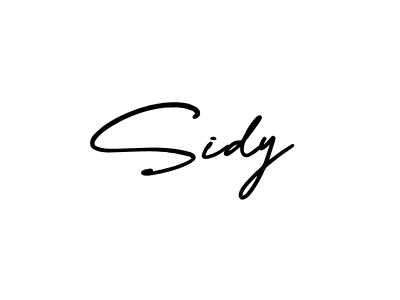 How to Draw Sidy signature style? AmerikaSignatureDemo-Regular is a latest design signature styles for name Sidy. Sidy signature style 3 images and pictures png