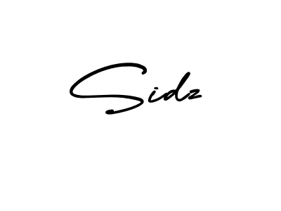 How to make Sidz signature? AmerikaSignatureDemo-Regular is a professional autograph style. Create handwritten signature for Sidz name. Sidz signature style 3 images and pictures png