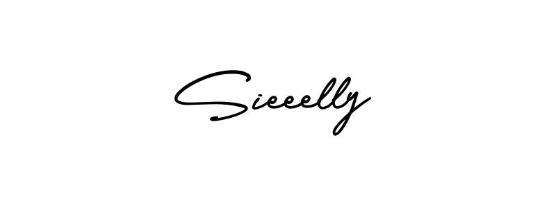 Sieeelly stylish signature style. Best Handwritten Sign (AmerikaSignatureDemo-Regular) for my name. Handwritten Signature Collection Ideas for my name Sieeelly. Sieeelly signature style 3 images and pictures png