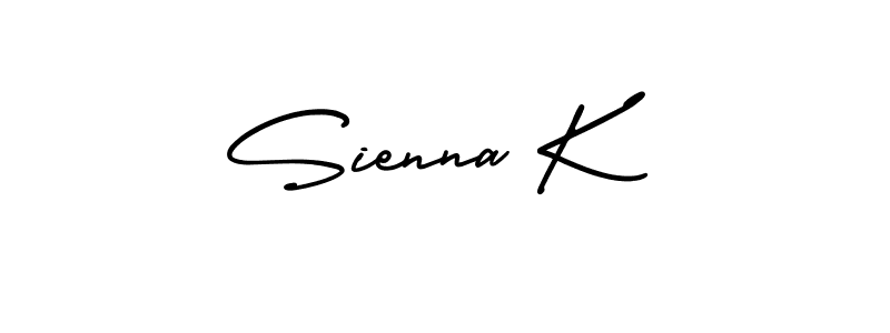 Similarly AmerikaSignatureDemo-Regular is the best handwritten signature design. Signature creator online .You can use it as an online autograph creator for name Sienna K. Sienna K signature style 3 images and pictures png