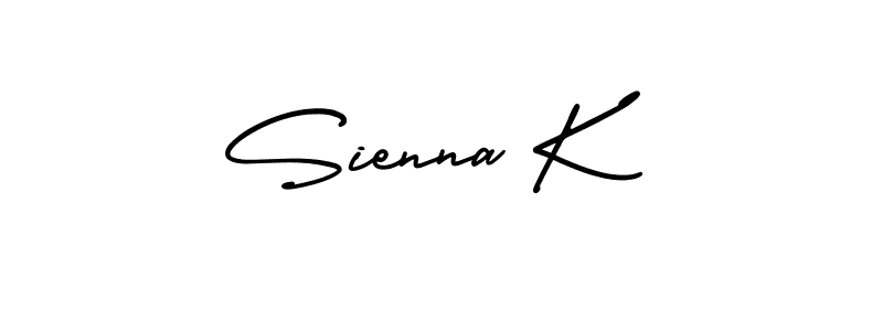 Make a beautiful signature design for name Sienna K. Use this online signature maker to create a handwritten signature for free. Sienna K signature style 3 images and pictures png
