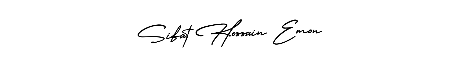 Design your own signature with our free online signature maker. With this signature software, you can create a handwritten (AmerikaSignatureDemo-Regular) signature for name Sifat Hossain Emon. Sifat Hossain Emon signature style 3 images and pictures png