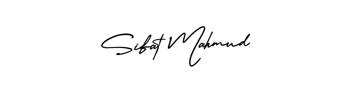 You should practise on your own different ways (AmerikaSignatureDemo-Regular) to write your name (Sifat Mahmud) in signature. don't let someone else do it for you. Sifat Mahmud signature style 3 images and pictures png