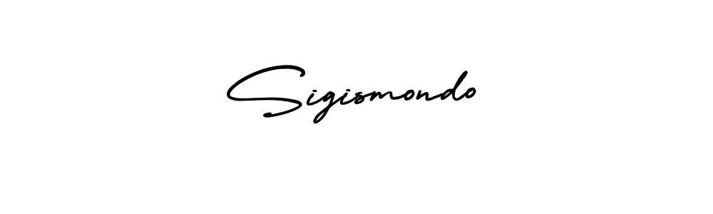 You should practise on your own different ways (AmerikaSignatureDemo-Regular) to write your name (Sigismondo) in signature. don't let someone else do it for you. Sigismondo signature style 3 images and pictures png