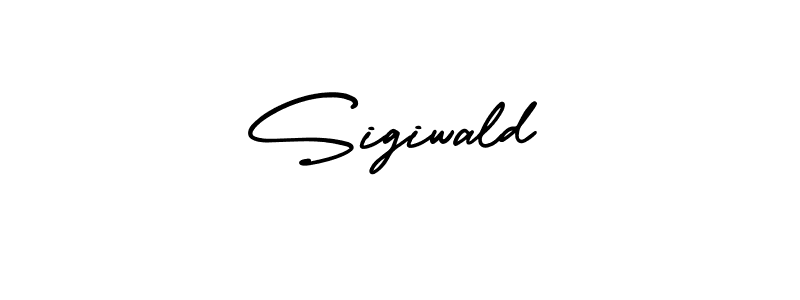 The best way (AmerikaSignatureDemo-Regular) to make a short signature is to pick only two or three words in your name. The name Sigiwald include a total of six letters. For converting this name. Sigiwald signature style 3 images and pictures png