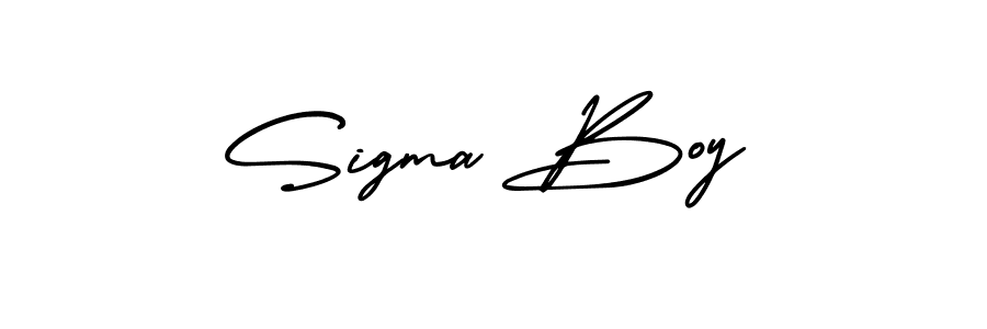 How to Draw Sigma Boy signature style? AmerikaSignatureDemo-Regular is a latest design signature styles for name Sigma Boy. Sigma Boy signature style 3 images and pictures png