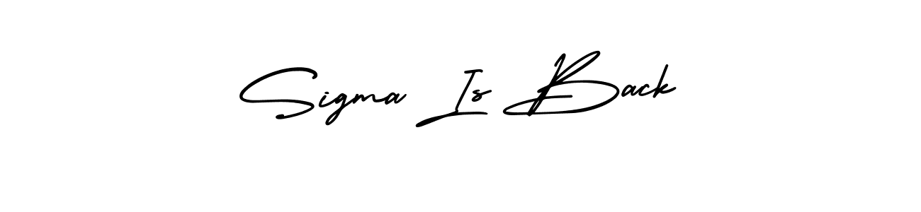 Here are the top 10 professional signature styles for the name Sigma Is Back. These are the best autograph styles you can use for your name. Sigma Is Back signature style 3 images and pictures png