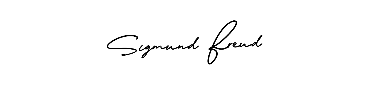 Sigmund Freud stylish signature style. Best Handwritten Sign (AmerikaSignatureDemo-Regular) for my name. Handwritten Signature Collection Ideas for my name Sigmund Freud. Sigmund Freud signature style 3 images and pictures png