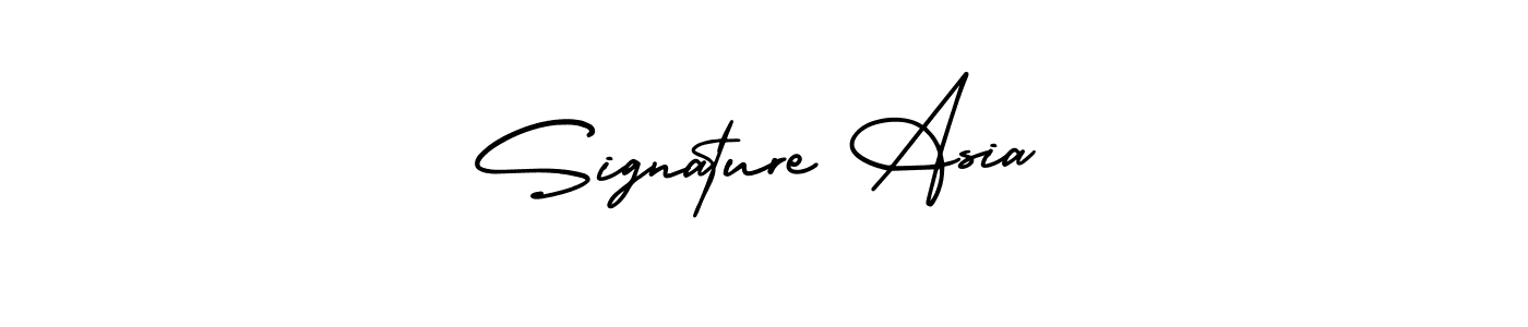 How to make Signature Asia signature? AmerikaSignatureDemo-Regular is a professional autograph style. Create handwritten signature for Signature Asia name. Signature Asia signature style 3 images and pictures png