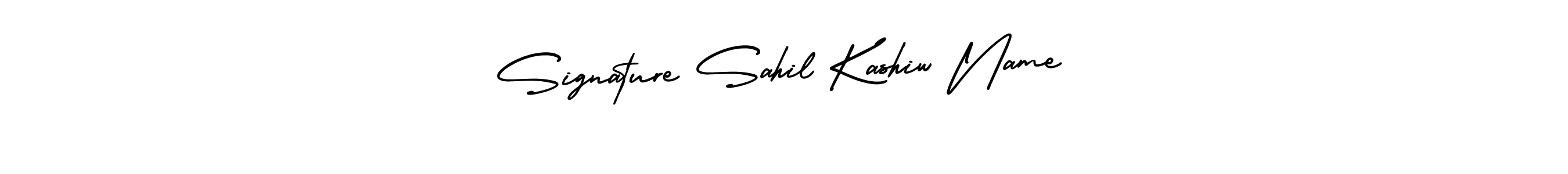 It looks lik you need a new signature style for name Signature Sahil Kashiw Name. Design unique handwritten (AmerikaSignatureDemo-Regular) signature with our free signature maker in just a few clicks. Signature Sahil Kashiw Name signature style 3 images and pictures png