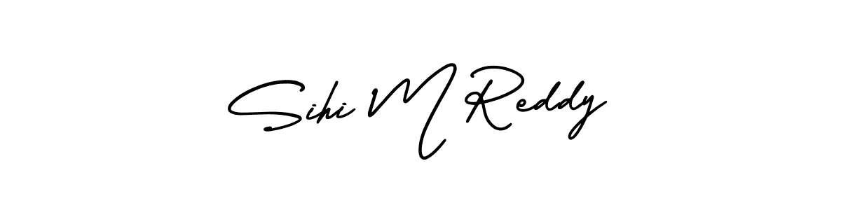 Best and Professional Signature Style for Sihi M Reddy. AmerikaSignatureDemo-Regular Best Signature Style Collection. Sihi M Reddy signature style 3 images and pictures png