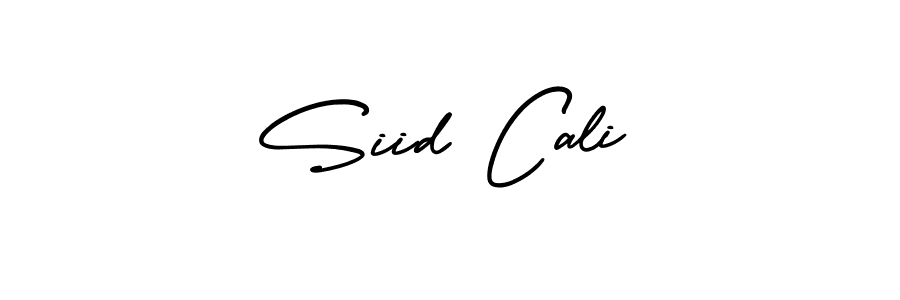 Make a beautiful signature design for name Siid Cali. With this signature (AmerikaSignatureDemo-Regular) style, you can create a handwritten signature for free. Siid Cali signature style 3 images and pictures png