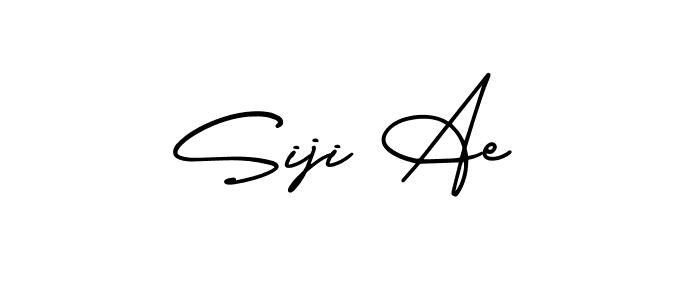 Make a beautiful signature design for name Siji Ae. With this signature (AmerikaSignatureDemo-Regular) style, you can create a handwritten signature for free. Siji Ae signature style 3 images and pictures png