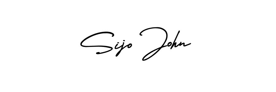 Use a signature maker to create a handwritten signature online. With this signature software, you can design (AmerikaSignatureDemo-Regular) your own signature for name Sijo John. Sijo John signature style 3 images and pictures png