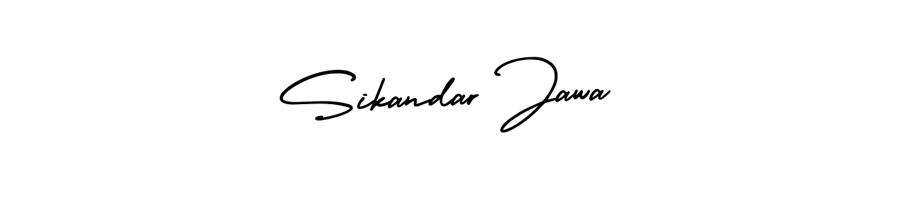 Design your own signature with our free online signature maker. With this signature software, you can create a handwritten (AmerikaSignatureDemo-Regular) signature for name Sikandar Jawa. Sikandar Jawa signature style 3 images and pictures png