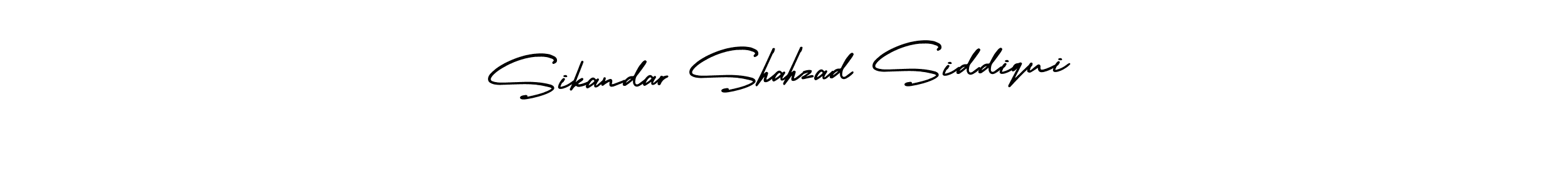 Design your own signature with our free online signature maker. With this signature software, you can create a handwritten (AmerikaSignatureDemo-Regular) signature for name Sikandar Shahzad Siddiqui. Sikandar Shahzad Siddiqui signature style 3 images and pictures png
