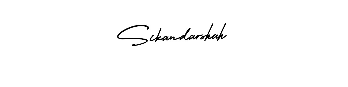 How to Draw Sikandarshah signature style? AmerikaSignatureDemo-Regular is a latest design signature styles for name Sikandarshah. Sikandarshah signature style 3 images and pictures png