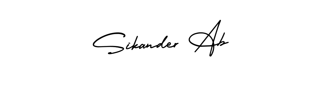 See photos of Sikander Ab official signature by Spectra . Check more albums & portfolios. Read reviews & check more about AmerikaSignatureDemo-Regular font. Sikander Ab signature style 3 images and pictures png