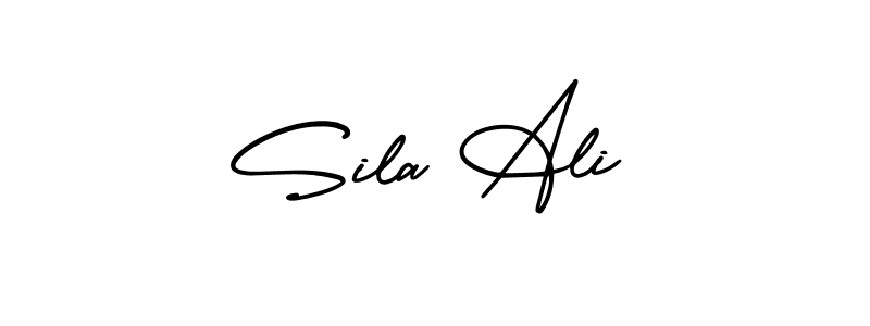 if you are searching for the best signature style for your name Sila Ali. so please give up your signature search. here we have designed multiple signature styles  using AmerikaSignatureDemo-Regular. Sila Ali signature style 3 images and pictures png