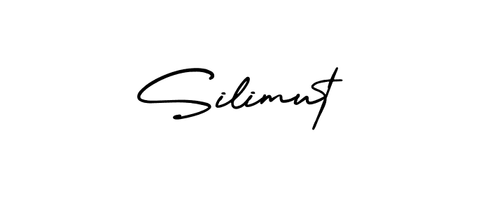 Silimut stylish signature style. Best Handwritten Sign (AmerikaSignatureDemo-Regular) for my name. Handwritten Signature Collection Ideas for my name Silimut. Silimut signature style 3 images and pictures png