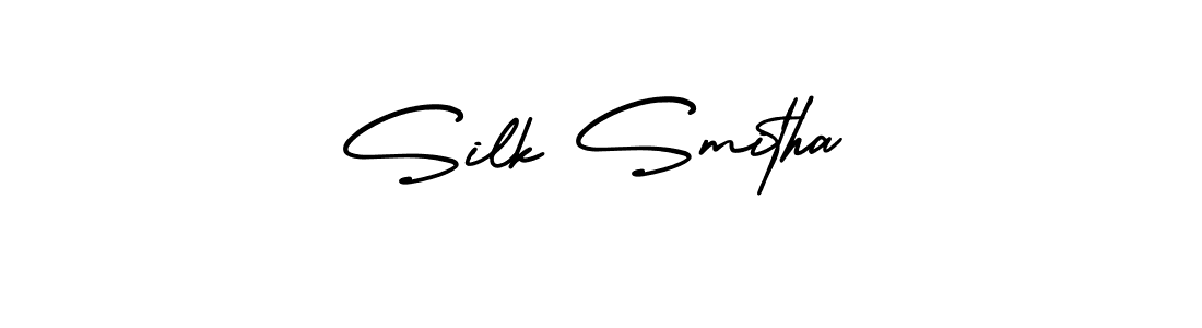 Make a beautiful signature design for name Silk Smitha. Use this online signature maker to create a handwritten signature for free. Silk Smitha signature style 3 images and pictures png