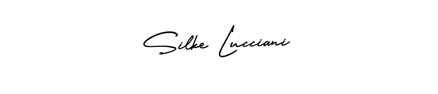 It looks lik you need a new signature style for name Silke Lucciani. Design unique handwritten (AmerikaSignatureDemo-Regular) signature with our free signature maker in just a few clicks. Silke Lucciani signature style 3 images and pictures png