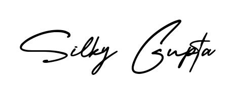An effortless, minimalist signature concept for Silky Gupta using AmerikaSignatureDemo-Regular design. Clean lines that look great on any document. Silky Gupta signature style 3 images and pictures png