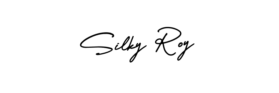 Once you've used our free online signature maker to create your best signature AmerikaSignatureDemo-Regular style, it's time to enjoy all of the benefits that Silky Roy name signing documents. Silky Roy signature style 3 images and pictures png