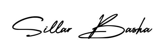 Use a signature maker to create a handwritten signature online. With this signature software, you can design (AmerikaSignatureDemo-Regular) your own signature for name Sillar Basha. Sillar Basha signature style 3 images and pictures png