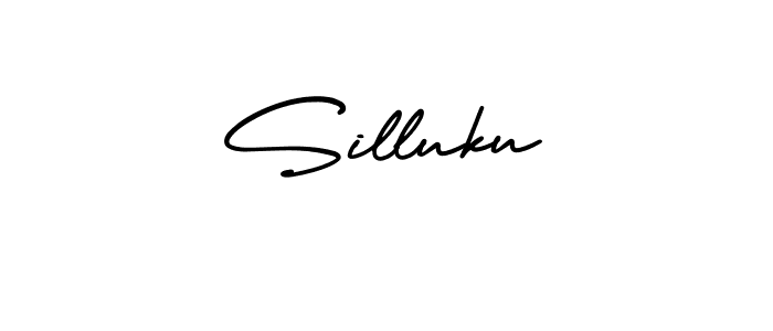How to Draw Silluku signature style? AmerikaSignatureDemo-Regular is a latest design signature styles for name Silluku. Silluku signature style 3 images and pictures png