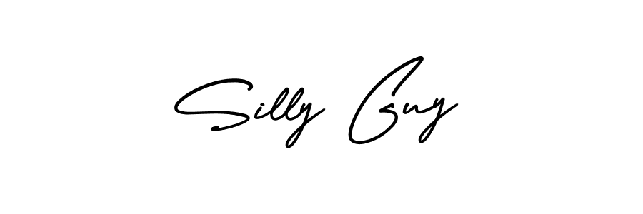 Also we have Silly Guy name is the best signature style. Create professional handwritten signature collection using AmerikaSignatureDemo-Regular autograph style. Silly Guy signature style 3 images and pictures png