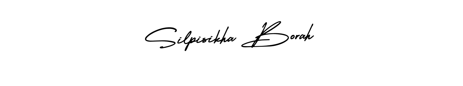 How to make Silpisikha Borah signature? AmerikaSignatureDemo-Regular is a professional autograph style. Create handwritten signature for Silpisikha Borah name. Silpisikha Borah signature style 3 images and pictures png