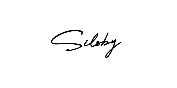 This is the best signature style for the Silsby name. Also you like these signature font (AmerikaSignatureDemo-Regular). Mix name signature. Silsby signature style 3 images and pictures png