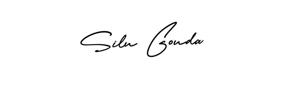 Make a beautiful signature design for name Silu Gouda. Use this online signature maker to create a handwritten signature for free. Silu Gouda signature style 3 images and pictures png