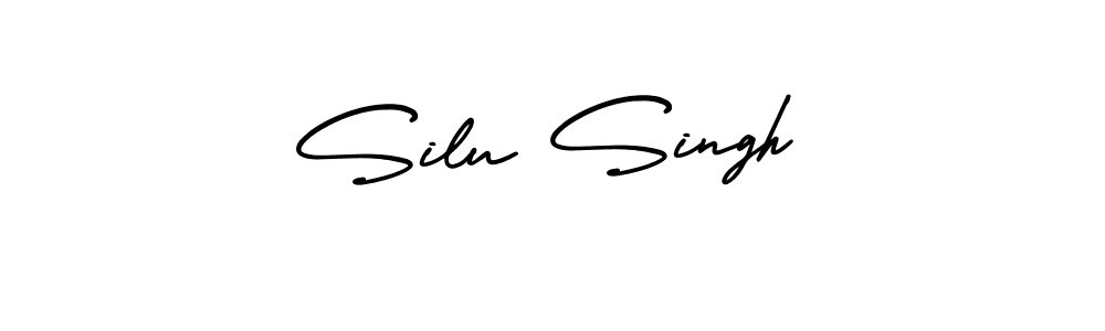 Make a beautiful signature design for name Silu Singh. With this signature (AmerikaSignatureDemo-Regular) style, you can create a handwritten signature for free. Silu Singh signature style 3 images and pictures png