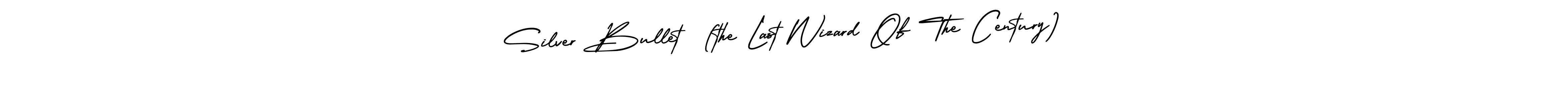 You can use this online signature creator to create a handwritten signature for the name Silver Bullet  (the Last Wizard Of The Century). This is the best online autograph maker. Silver Bullet  (the Last Wizard Of The Century) signature style 3 images and pictures png