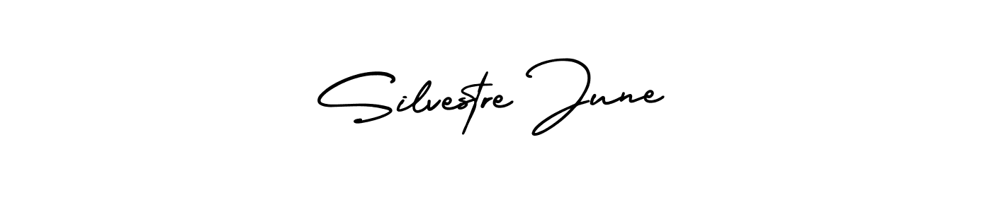 Best and Professional Signature Style for Silvestre June. AmerikaSignatureDemo-Regular Best Signature Style Collection. Silvestre June signature style 3 images and pictures png