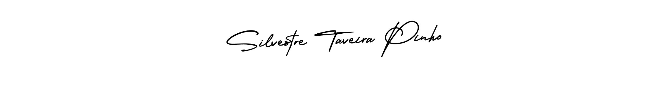 It looks lik you need a new signature style for name Silvestre Taveira Pinho. Design unique handwritten (AmerikaSignatureDemo-Regular) signature with our free signature maker in just a few clicks. Silvestre Taveira Pinho signature style 3 images and pictures png