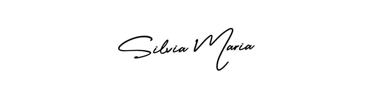 if you are searching for the best signature style for your name Silvia Maria. so please give up your signature search. here we have designed multiple signature styles  using AmerikaSignatureDemo-Regular. Silvia Maria signature style 3 images and pictures png