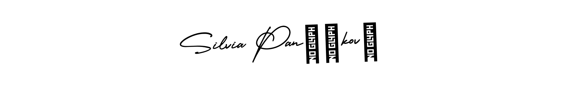 See photos of Silvia Panáčková official signature by Spectra . Check more albums & portfolios. Read reviews & check more about AmerikaSignatureDemo-Regular font. Silvia Panáčková signature style 3 images and pictures png