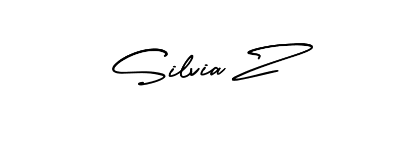It looks lik you need a new signature style for name Silvia Z. Design unique handwritten (AmerikaSignatureDemo-Regular) signature with our free signature maker in just a few clicks. Silvia Z signature style 3 images and pictures png