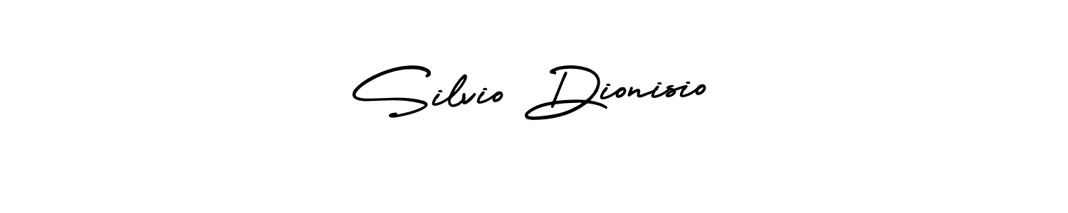 You should practise on your own different ways (AmerikaSignatureDemo-Regular) to write your name (Silvio Dionisio) in signature. don't let someone else do it for you. Silvio Dionisio signature style 3 images and pictures png