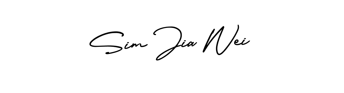 Also we have Sim Jia Wei name is the best signature style. Create professional handwritten signature collection using AmerikaSignatureDemo-Regular autograph style. Sim Jia Wei signature style 3 images and pictures png