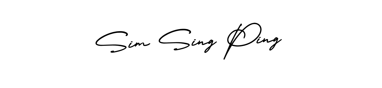 Make a short Sim Sing Ping signature style. Manage your documents anywhere anytime using AmerikaSignatureDemo-Regular. Create and add eSignatures, submit forms, share and send files easily. Sim Sing Ping signature style 3 images and pictures png