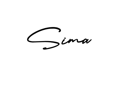 The best way (AmerikaSignatureDemo-Regular) to make a short signature is to pick only two or three words in your name. The name Sima include a total of six letters. For converting this name. Sima signature style 3 images and pictures png